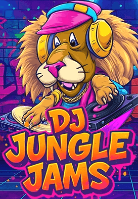 DJ Jungle Jams slot game with music theme and wild symbols
